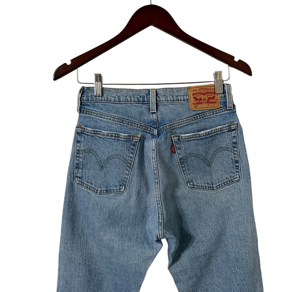 LEVI’S 501 High Waisted Vintage Straight Denim Jeans - Picture 6 of 8
